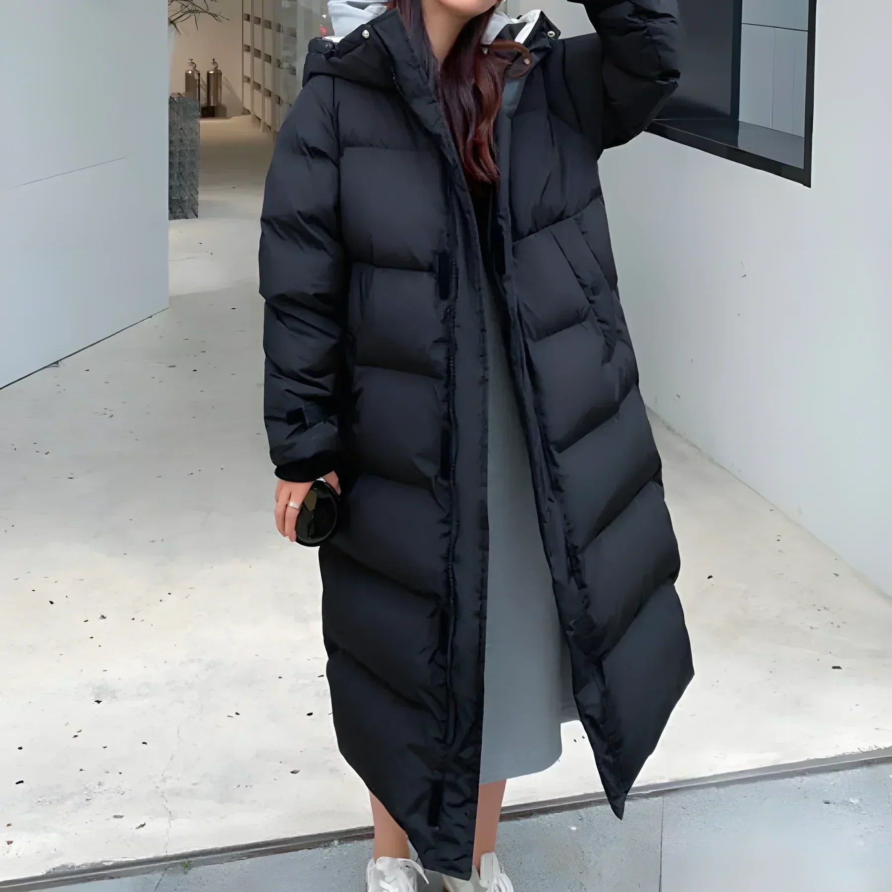 VierraSol | Chaqueta Larga Impermeable y Cortaviento
