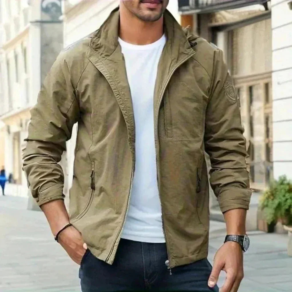 VierraSol | Chaqueta Ligera con Capucha para Hombre