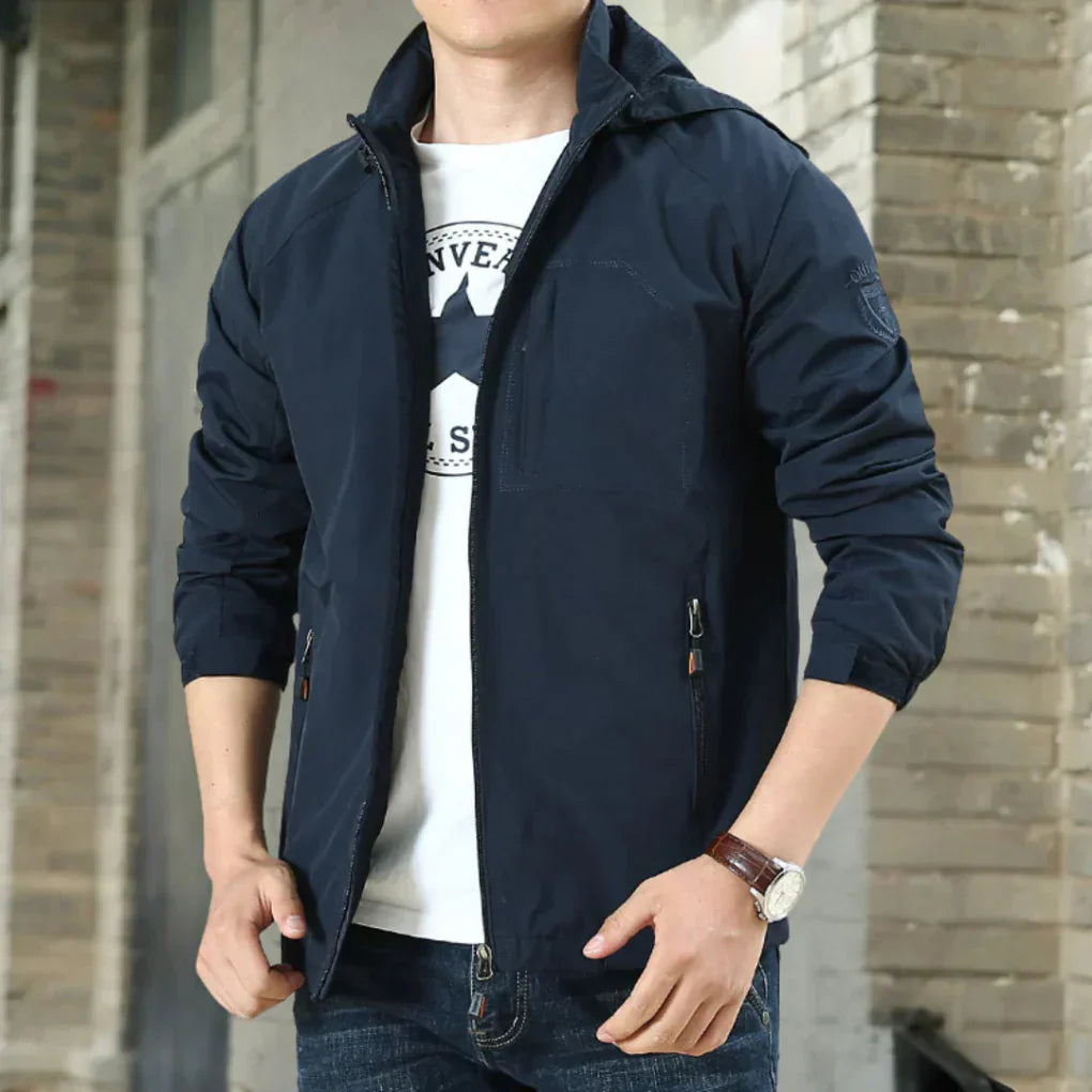 VierraSol | Chaqueta Ligera con Capucha para Hombre
