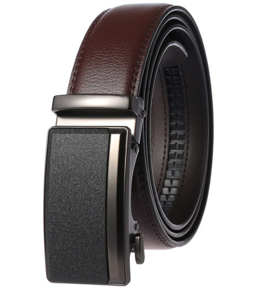 VierraSol | Cinturón de lujo elegante para hombres con hebilla automática