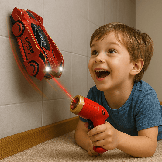 VierraSol | Coche RC de escalada en pared controlado por láser para niños