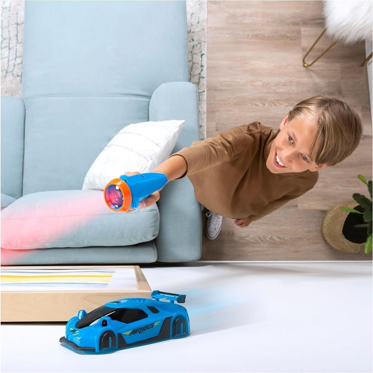 VierraSol | Coche RC de escalada en pared controlado por láser para niños