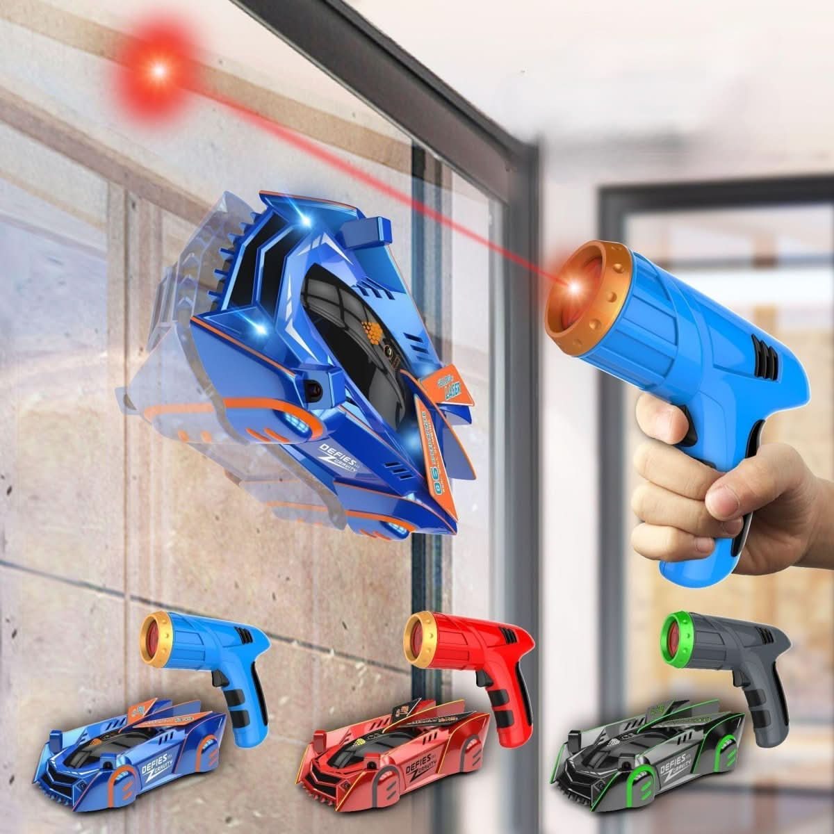VierraSol | Coche RC de escalada en pared controlado por láser para niños