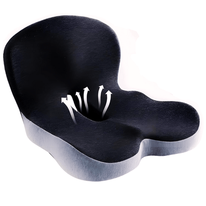 VierraSol | Cojín Ergonómico para Asiento con Soporte Lumbar