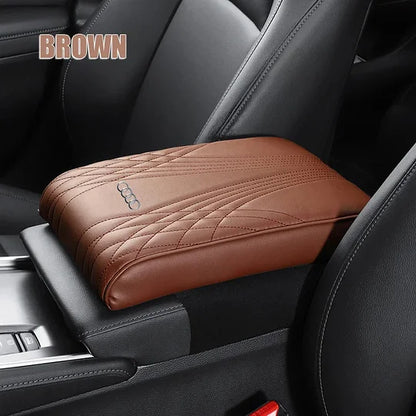 VierraSol | Cojín Exclusivo para Reposabrazos con Logo para la Cubierta del Reposabrazos en el Coche