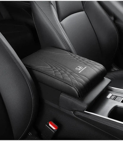 VierraSol | Cojín Exclusivo para Reposabrazos con Logo para la Cubierta del Reposabrazos en el Coche