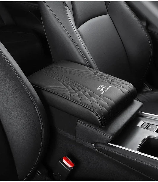 VierraSol | Cojín Exclusivo para Reposabrazos con Logo para la Cubierta del Reposabrazos en el Coche
