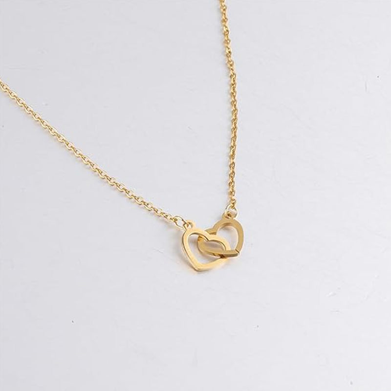 VierraSol | Collar de Corazón con Caja de Regalo Rotativa de Rosa