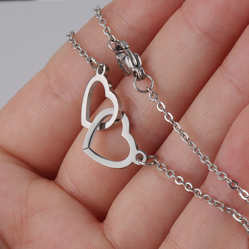 VierraSol | Collar de Corazón con Caja de Regalo Rotativa de Rosa
