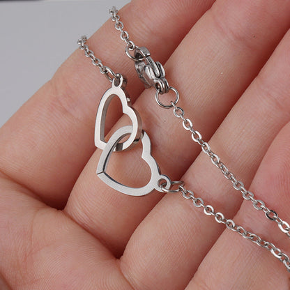 VierraSol | Collar de Corazón con Caja de Regalo Rotativa de Rosa