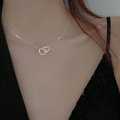 VierraSol | Collar de Corazón con Caja de Regalo Rotativa de Rosa