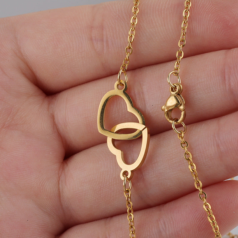 VierraSol | Collar de Corazón con Caja de Regalo Rotativa de Rosa