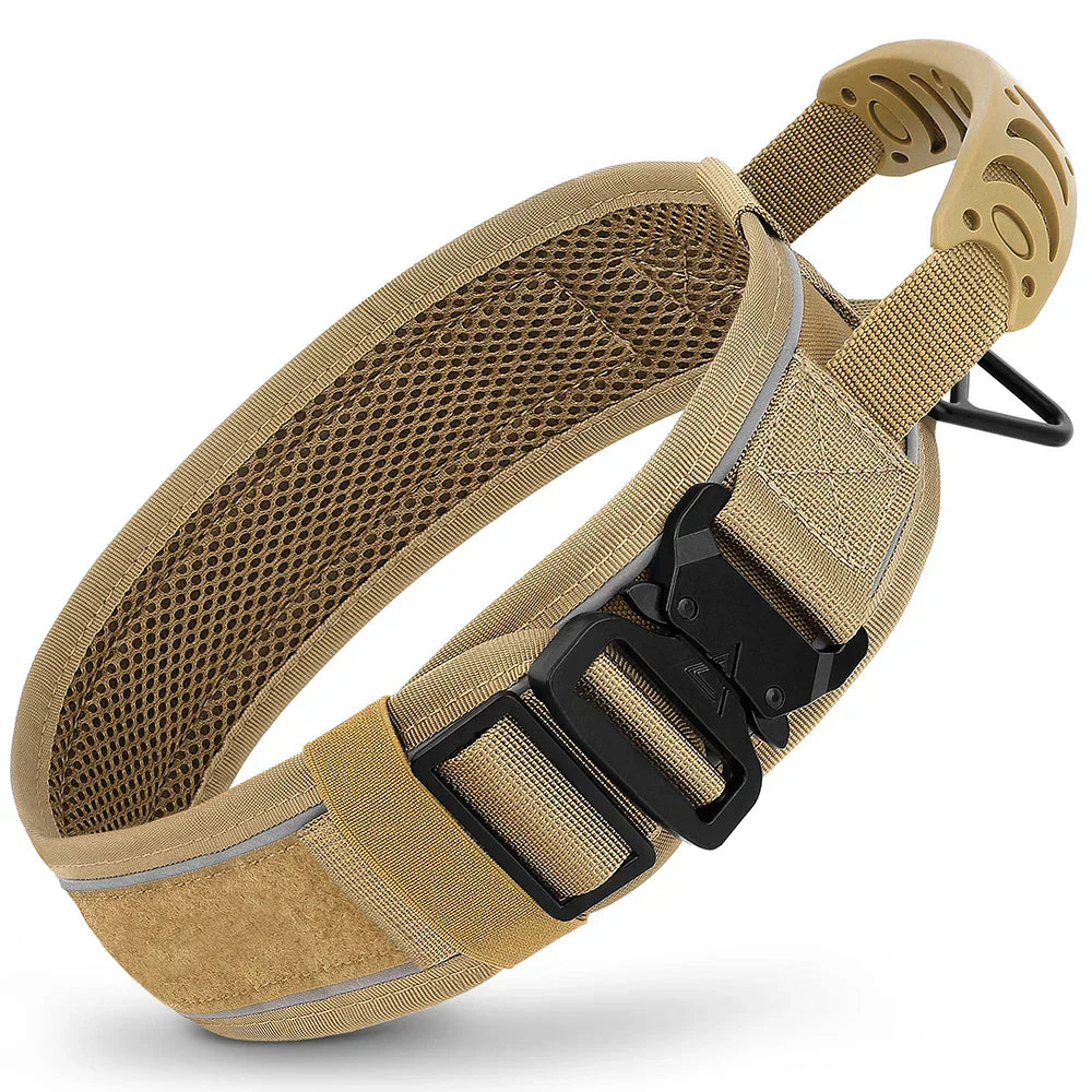 VierraSol | Collar de Entrenamiento Militar para Perros – Collar de Nylon Duradero y Reflectante