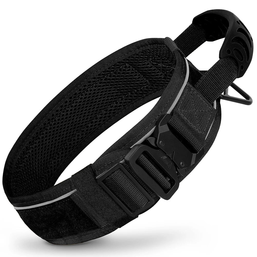 VierraSol | Collar de Entrenamiento Militar para Perros – Collar de Nylon Duradero y Reflectante