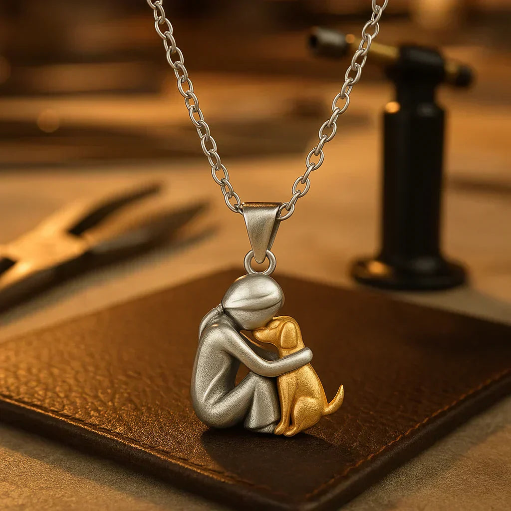 VierraSol | Collar PawHeart – Joyería para Amantes de los Perros con Huella