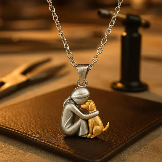 VierraSol | Collar PawHeart – Joyería para Amantes de los Perros con Huella