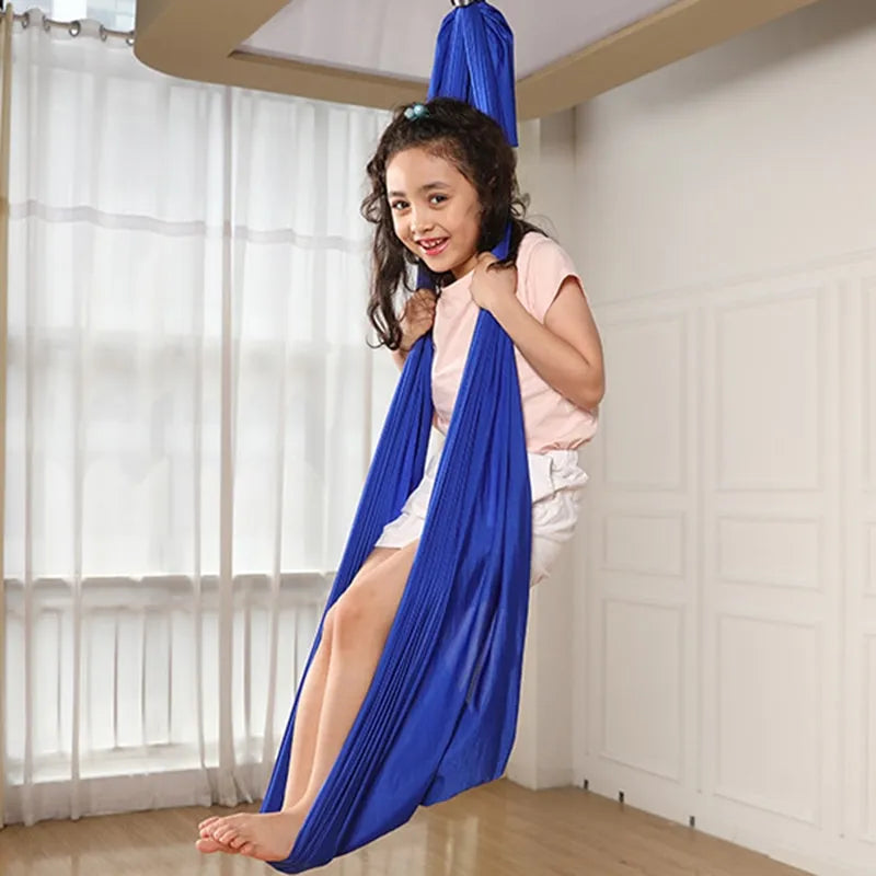VierraSol | Columpio Sensorial CalmGlide para Niños – Hamaca de Terapia Interior para Calma, Concentración y Confianza
