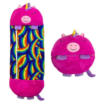 VierraSol | Combo de Saco de Dormir de Peluche y Juguete para Niños
