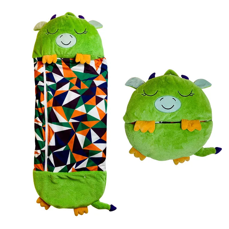 VierraSol | Combo de Saco de Dormir para Niños y Juguete de Peluche