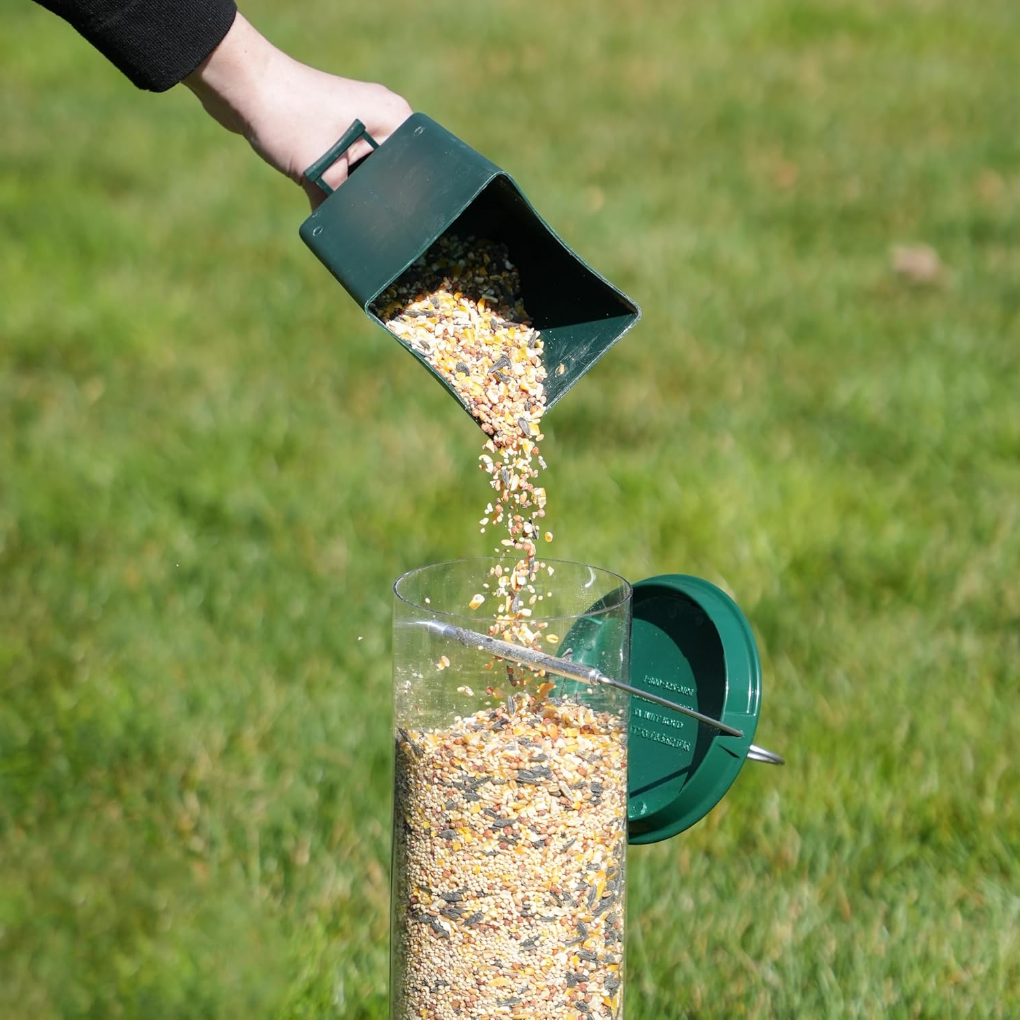 VierraSol | Comedero para Aves a Prueba de Ardillas con Múltiples Puertos de Alimentación