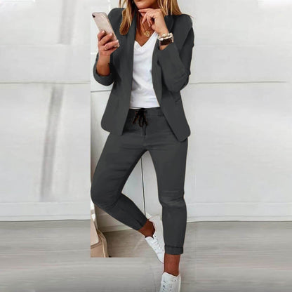 VierraSol - Conjunto de Blazer Elegante y Cómodo