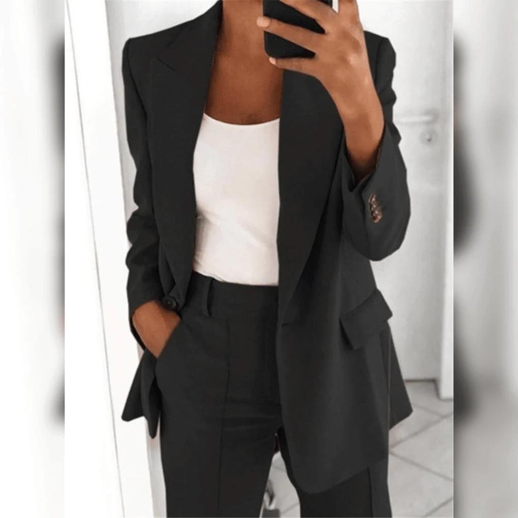 VierraSol | Conjunto de Blazer y Pantalón para Mujer - Clásico