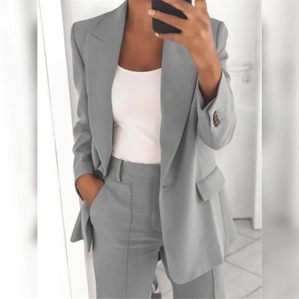 VierraSol | Conjunto de Blazer y Pantalón para Mujer - Clásico