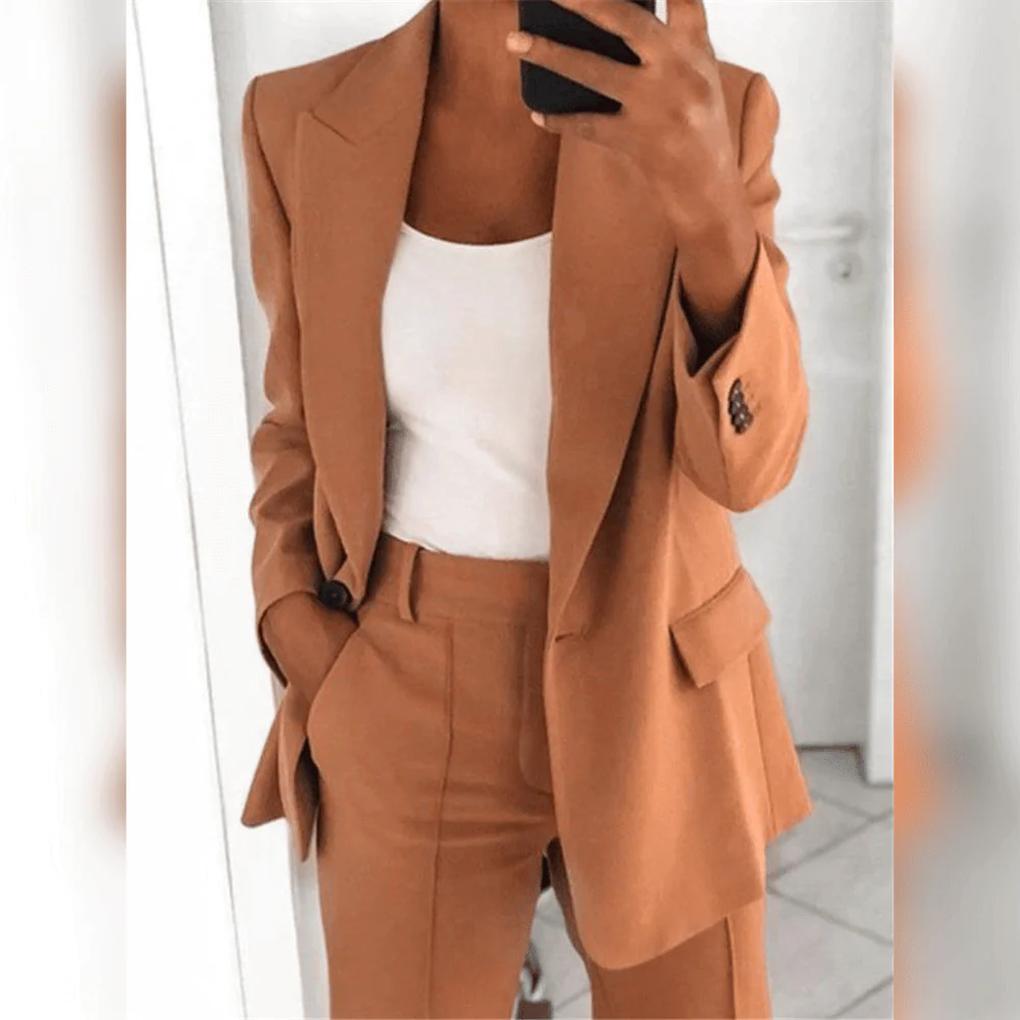 VierraSol | Conjunto de Blazer y Pantalón para Mujer - Clásico