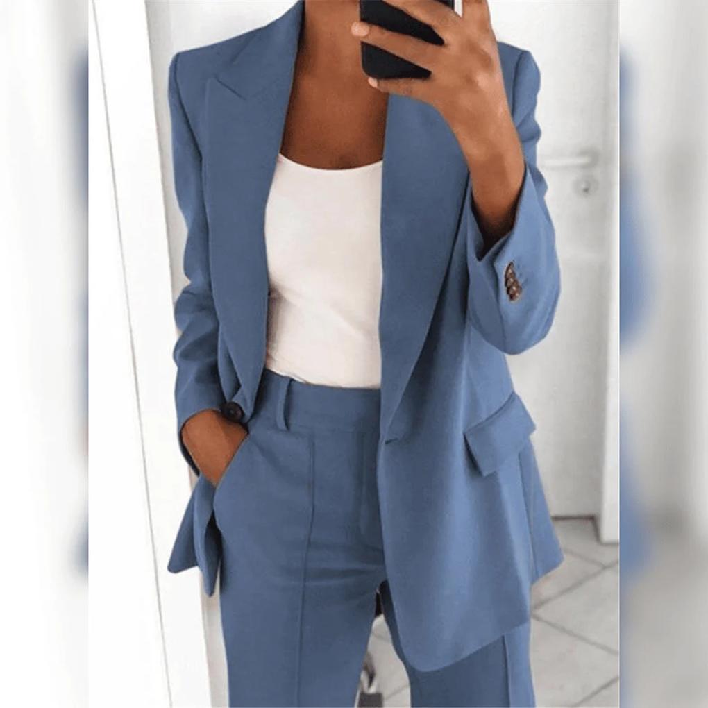 VierraSol | Conjunto de Blazer y Pantalón para Mujer - Clásico