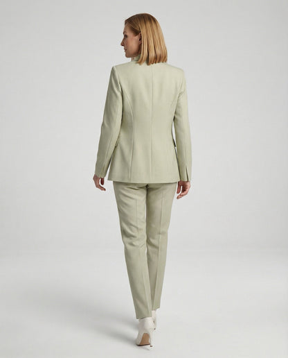 VierraSol - Conjunto de Blazer y Pantalones Elegante para Negocios