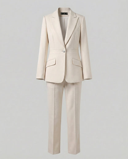 VierraSol - Conjunto de Blazer y Pantalones Elegante para Negocios