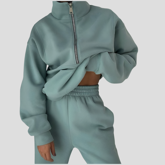 VierraSol | Conjunto de chándal con cremallera para mujer