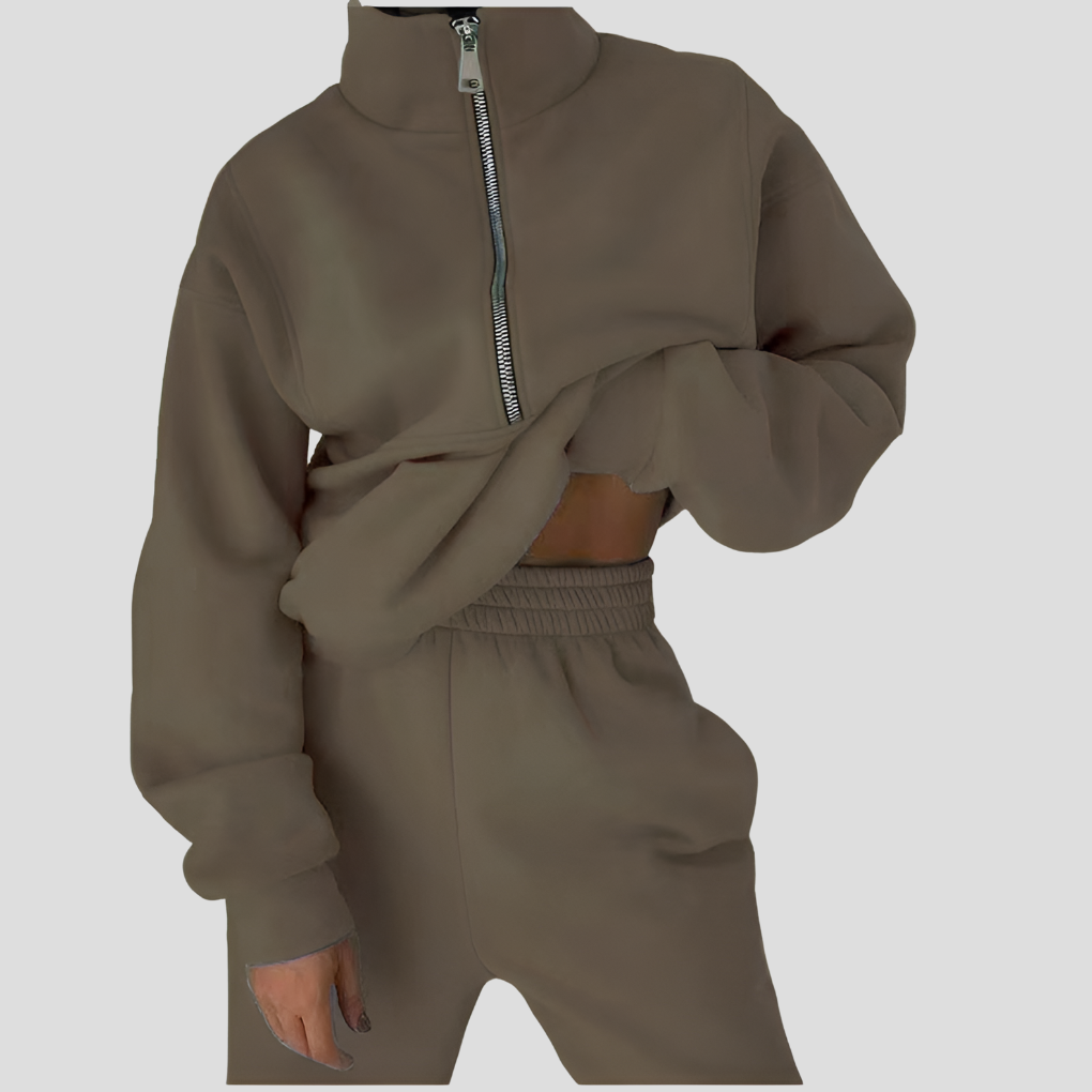 VierraSol | Conjunto de chándal con cremallera para mujer