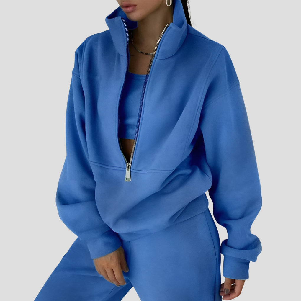 VierraSol | Conjunto de chándal con cremallera para mujer