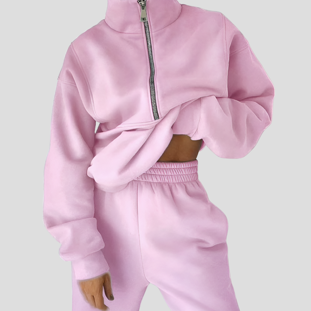 VierraSol | Conjunto de chándal con cremallera para mujer