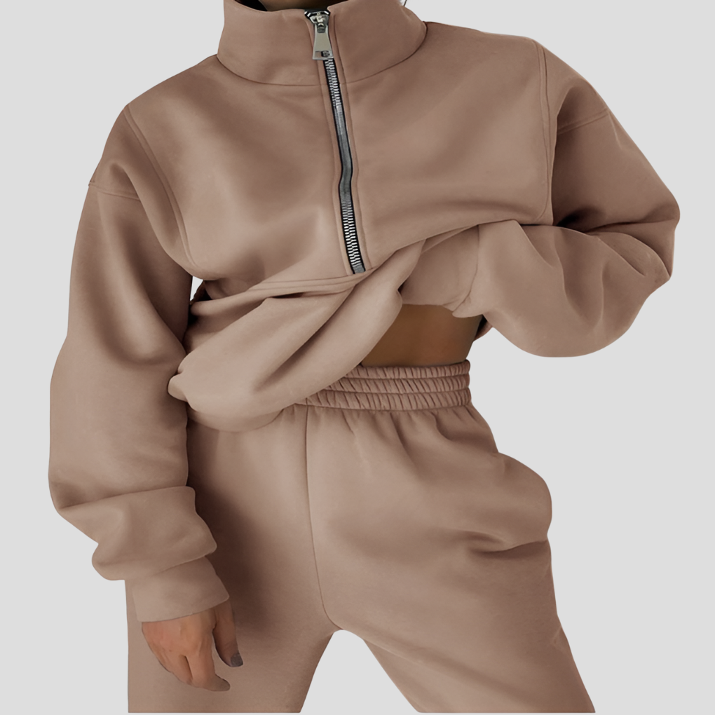 VierraSol | Conjunto de chándal con cremallera para mujer