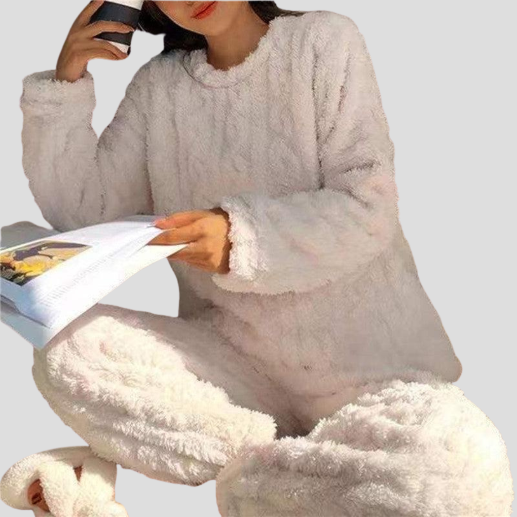 VierraSol | Conjunto de Pijamas de Punto Acogedor para Mujeres