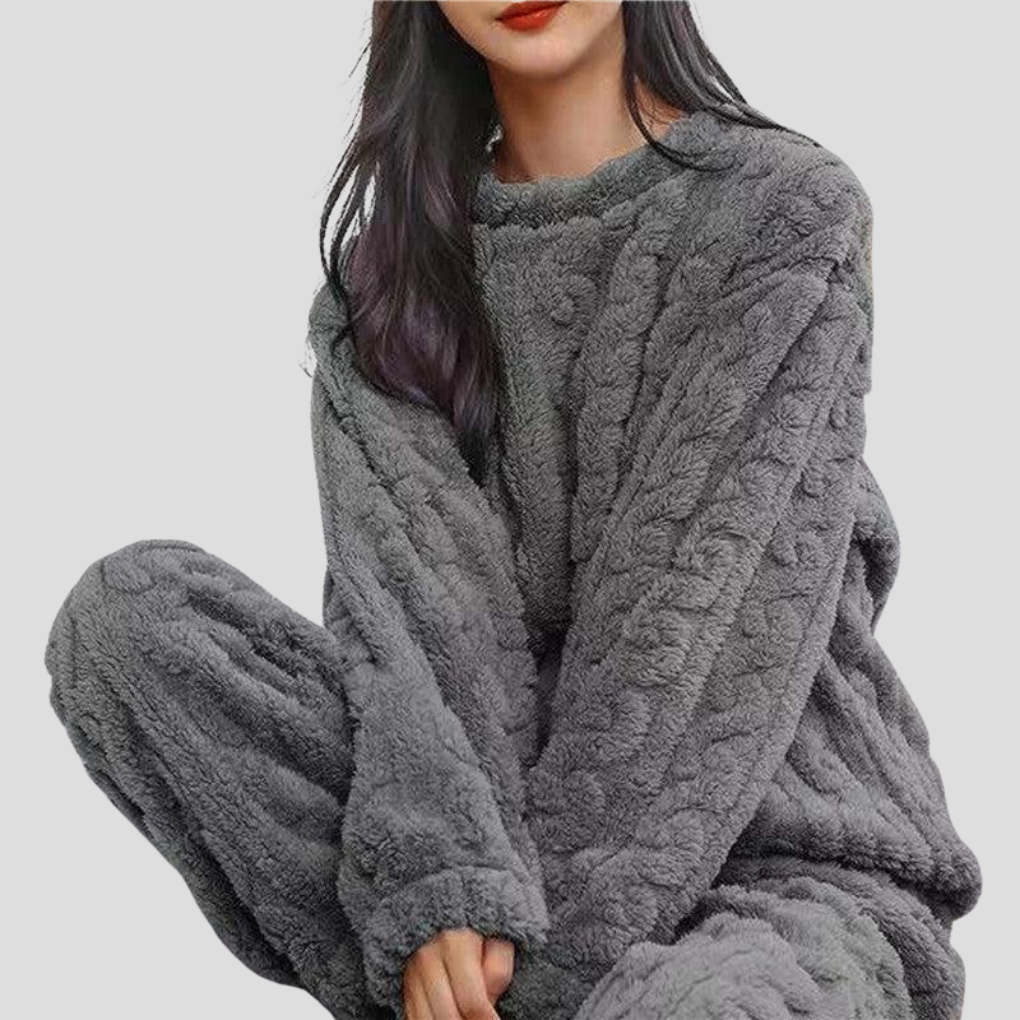 VierraSol | Conjunto de Pijamas de Punto Acogedor para Mujeres