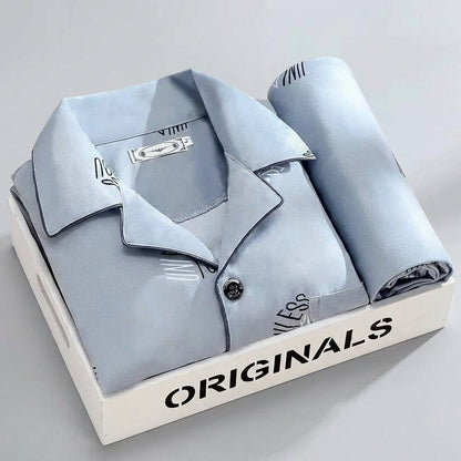 VierraSol | Conjunto de Pijamas para Hombre con Camisa de Botones y Pantalones a Cuadros