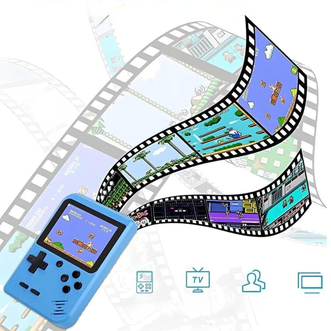 VierraSol | Consola de Videojuegos con Estilo Retro Portátil