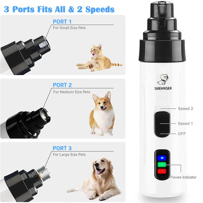 VierraSol | Cortadora de Uñas Eléctrica para Perros y Gatos