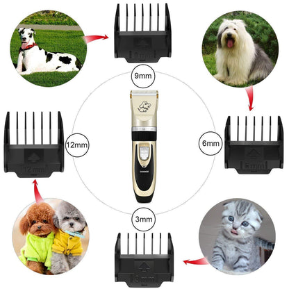 VierraSol | Cortadora Profesional Recargable para Perros y Gatos