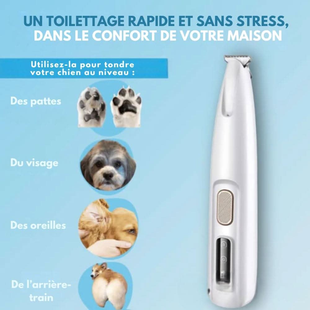 VierraSol | Cortadora SilentPet – Cortadora silenciosa de pelo para áreas sensibles en perros y gatos