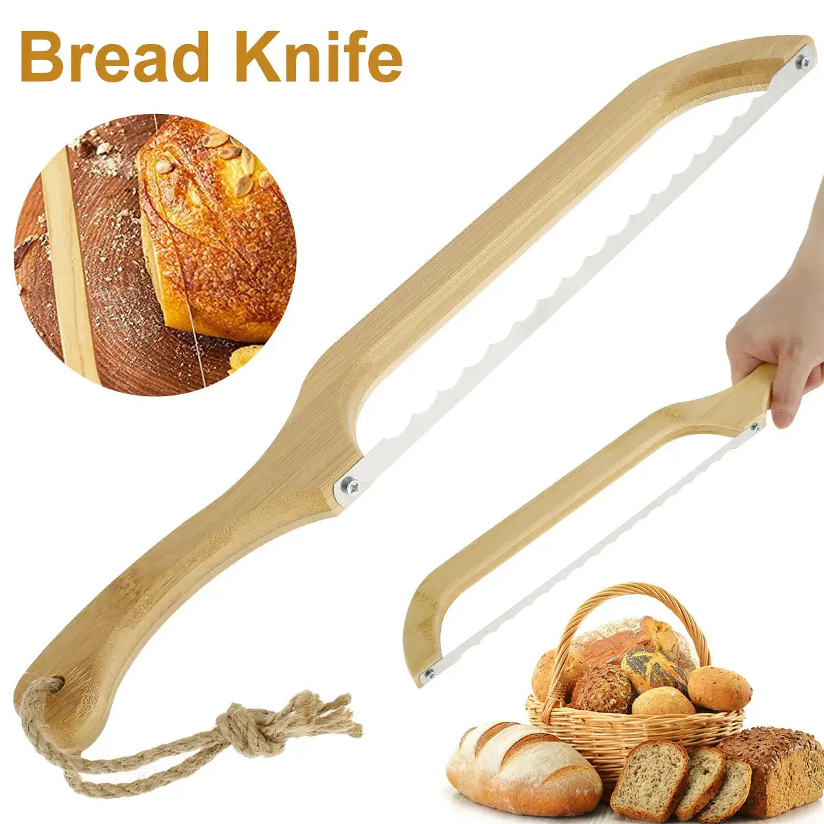 VierraSol | Cuchillo de Pan Perfecto para Cortes Sin Esfuerzo