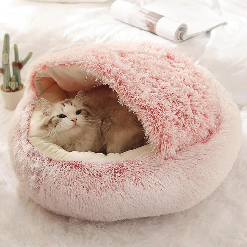 VierraSol | Cueva de Cama Acogedora para Mascotas, Ideal para Perros y Gatos de Todos los Tamaños