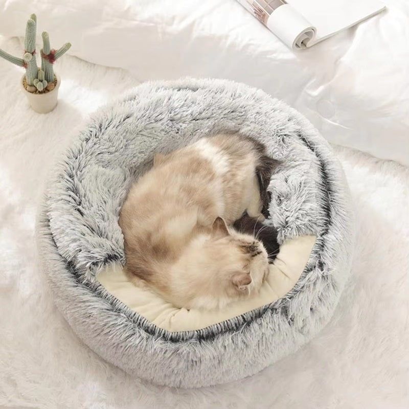 VierraSol | Cueva de Cama Acogedora para Mascotas, Ideal para Perros y Gatos de Todos los Tamaños