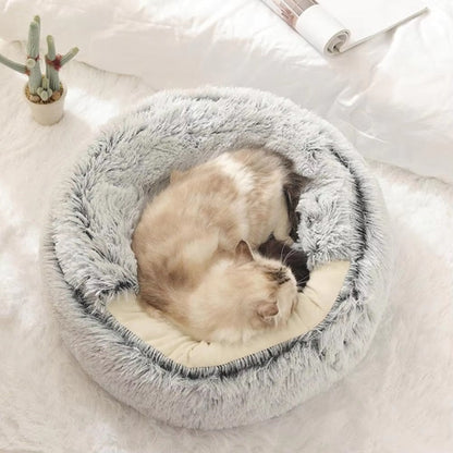 VierraSol | Cueva de Cama Acogedora para Mascotas, Ideal para Perros y Gatos de Todos los Tamaños