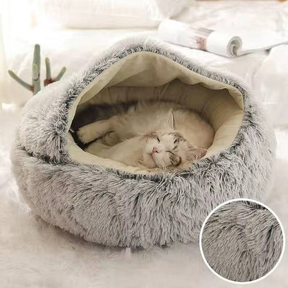 VierraSol | Cueva de Cama Acogedora para Mascotas, Ideal para Perros y Gatos de Todos los Tamaños