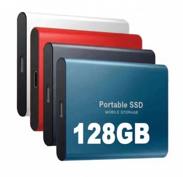 VierraSol | DataSprint SSD Externo 128GB – Almacenamiento USB-C rápido de hasta 1050 MB/s