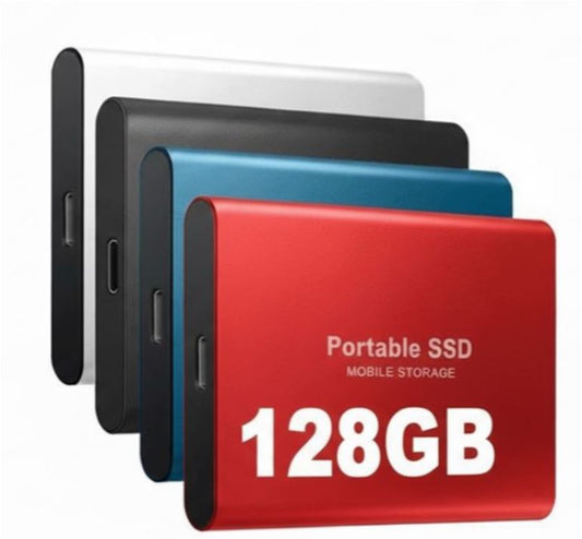 VierraSol | DataSprint SSD Externo 128GB – Almacenamiento USB-C rápido de hasta 1050 MB/s
